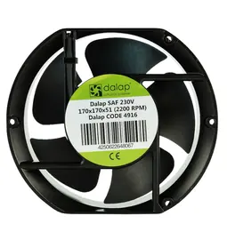 Ventilátory přístrojové Dalap SAF 230V - Ventilátor Dalap SAF 230V 170x170x51 (2200 RPM)
