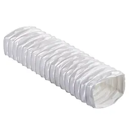 Flachkanalsystem 90x220mm=Ø150mm - PVC Flexrohr eckig VP 90x220 HH/3m