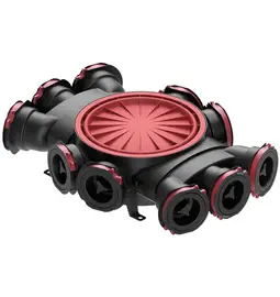 Zubehör für Rekuperation - Verteilerbox HEATPEX ARIA 10x75mm