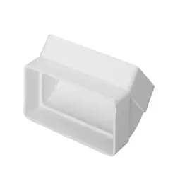 55x110mm = Ø100mm - PVC oblouk vertikální KLV 45°55x110