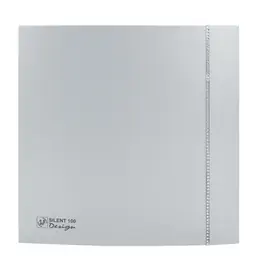 Ventilatoren SILENT DESIGN - Ventilator SILENT 100 CZ DESIGN Swarowski Silver