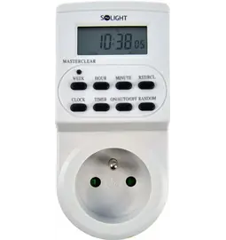 Zeitgeber, Zähler, Sensoren - Digitaler Zeit Schalter Solight DT03, display, 17 Modi