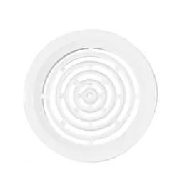 Větrací mřížky - PVC mřížka kruhová VM 50 B (balení 4ks) bílá