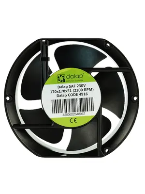 Ventilátory přístrojové Dalap SAF 230V - Ventilátor Dalap SAF 230V 170x170x51 (2200 RPM) - 4916