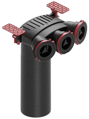 Příslušenství pro centrální rekuperace - Plenum box HEATPEX ARIA 3x75mm - 52337500100W