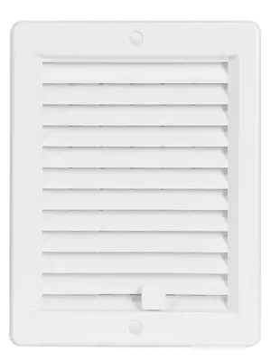 Plastové mřížky - PVC mřížka s rámečkem uzavíratelná VMU 150x200 Bílá - 0209