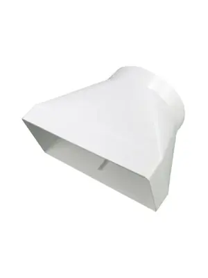 90x220mm = Ø150mm - PVC přechod vyosený KSD 90x220/150 - 190104