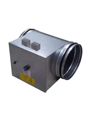 Potrubní ohřívače vzduchu s regulací - Potrubní ohřívač MBE 160/1,4 R2 s regulací výkonu - MBE16014R