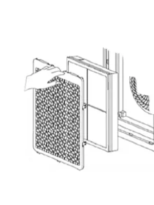 PŘÍSLUŠENSTVÍ pro čističky - Náhradní filtr pro Daitsu CADR-118 - CADRF