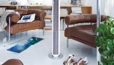 Elegantní bezlopatkový ventilátor - dobrá volba pro alergiky