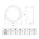 Ø125mm - PVC kruhová příruba VF125 - VF125