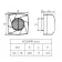 Ventilátory CATA CB-PLUS - Ventilátor Cata CB-250 PLUS - 00850000