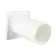 Gravitační/samotížné mřížky/žaluzie - PVC protidešťová klapka 150x150 GK/100 bílá - 0239