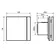 Ventilátory SILENT DESIGN - Ventilátor SILENT 100 CZ DESIGN Marble White 4C - S100MWCZ